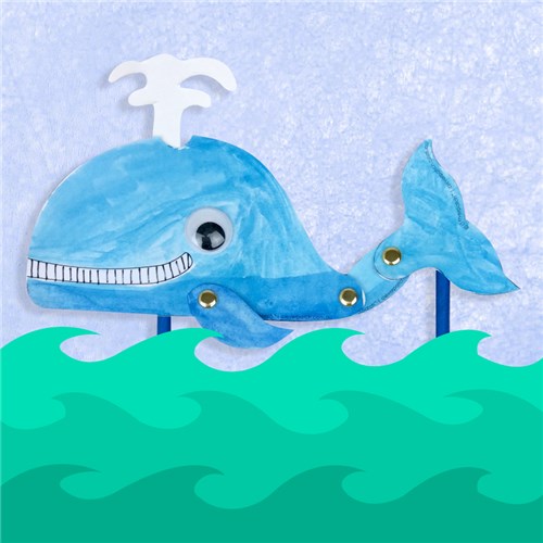 Swimming Whale Puppet