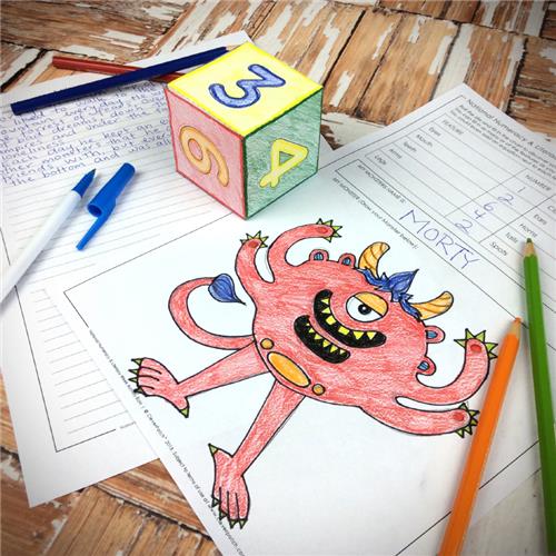 My Monster Activity - Fun with Literacy & Numeracy