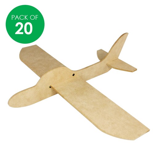 3D Wooden Planes - Pack of 20