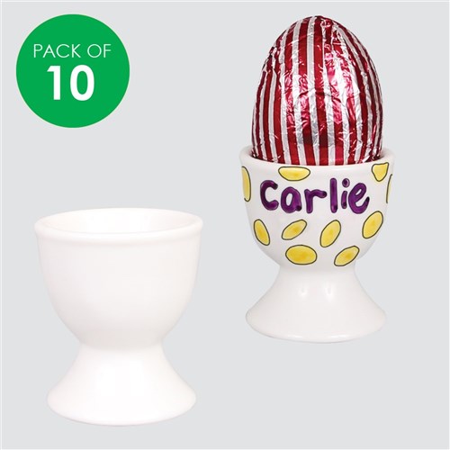 Porcelain Egg Cups - Pack of 10