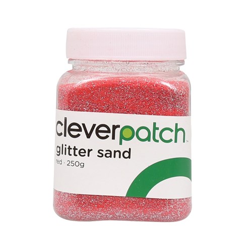 CleverPatch Glitter Sand - Red - 250g