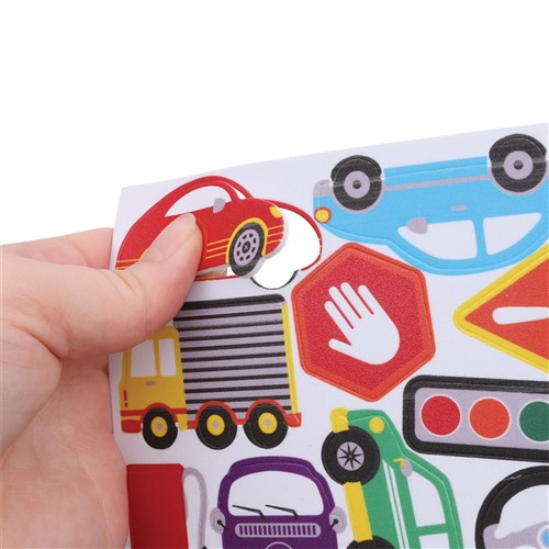 Foam Car Stickers - Pack of 120