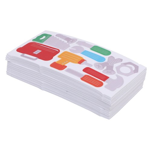 Foam Tool Stickers - Pack of 120