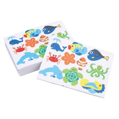 Foam Sea Animal Stickers - Pack of 120