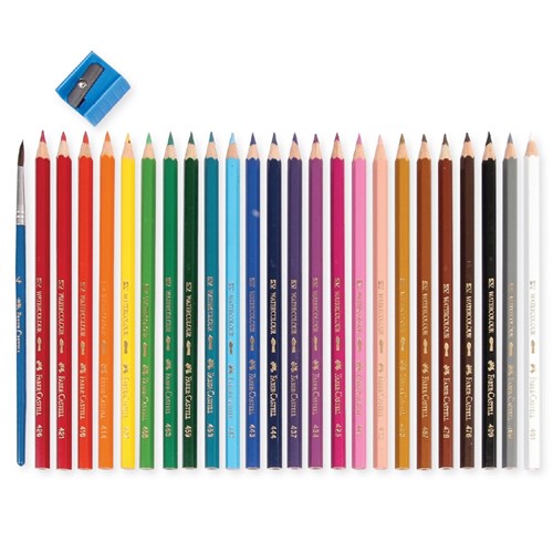 Faber-Castell Watercolour Pencils - Pack of 24