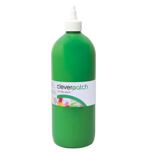 CleverPatch Tie Dye Paint - Bright Green - 1 Litre