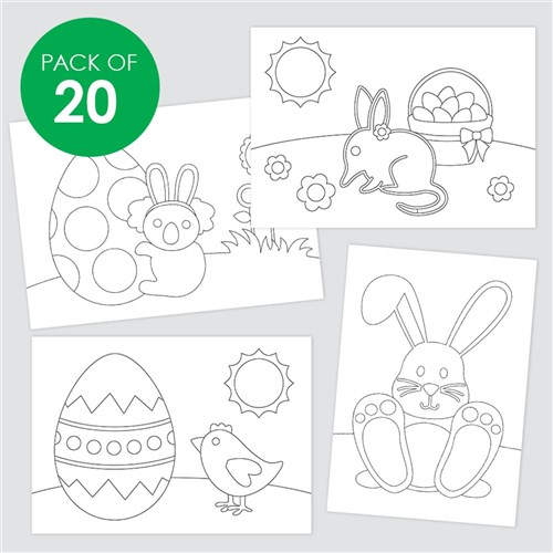 Easter Sand Art Sheets - Pack of 20