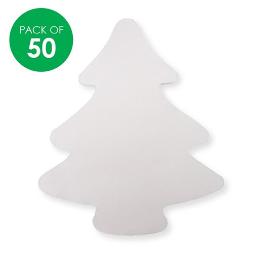 Colour Diffusing Tree Shapes - Pack of 50