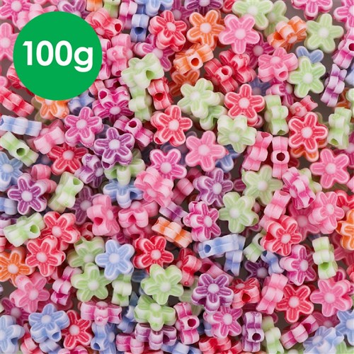 Flower Beads - 100g Pack