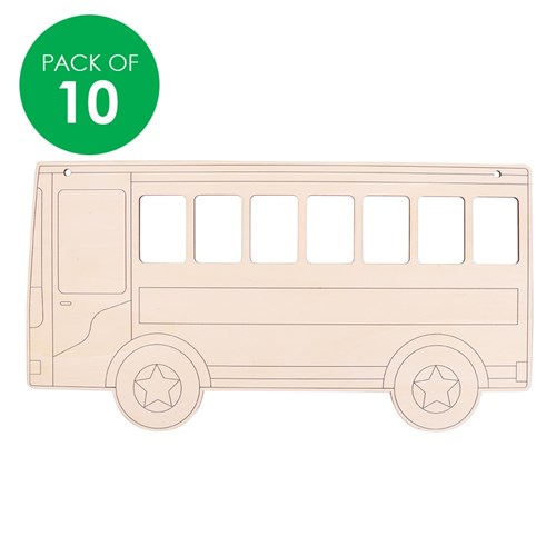 Wooden Bus Frames - Pack of 10