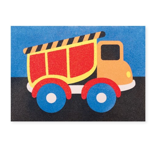 Construction Sand Art Sheets - Pack of 20