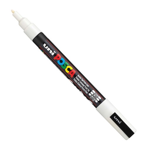 POSCA Paint Marker - Fine Bullet Tip - White