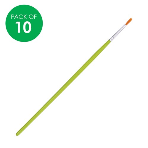Taklon Paint Brushes - Size 0 - Pack of 10