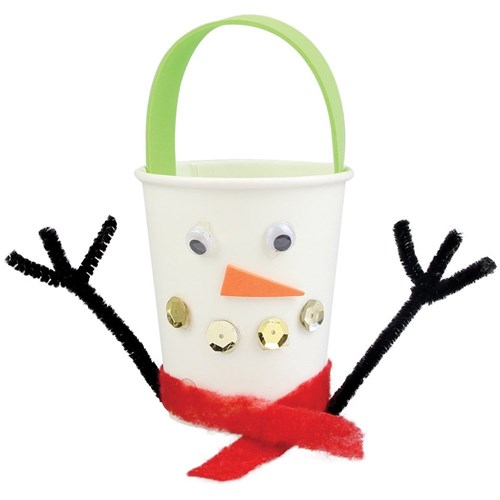 Snowman Paper Cup